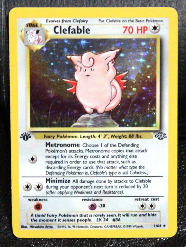 Pokemon First Edition Jungle Set Cards +Bonus Cards! Choose the card & quality!