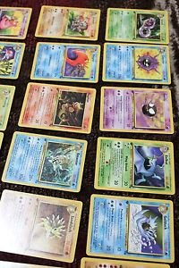 Complete Uncommon/Common 1st Edition Fossil Set MINT/NM Pokemon Cards #31-62+