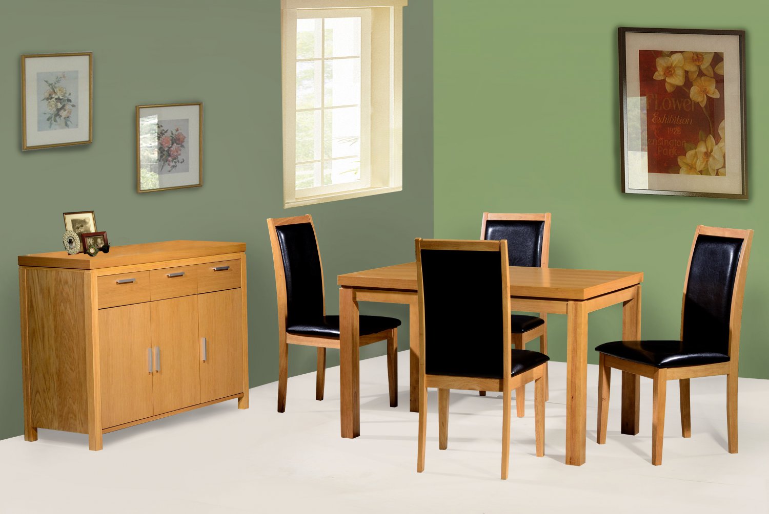 Perth 4 seater dining set