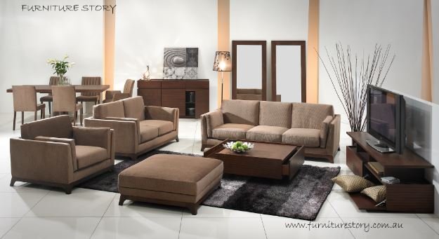 CENI Sofa (1+2+3 seater + Ottomon)