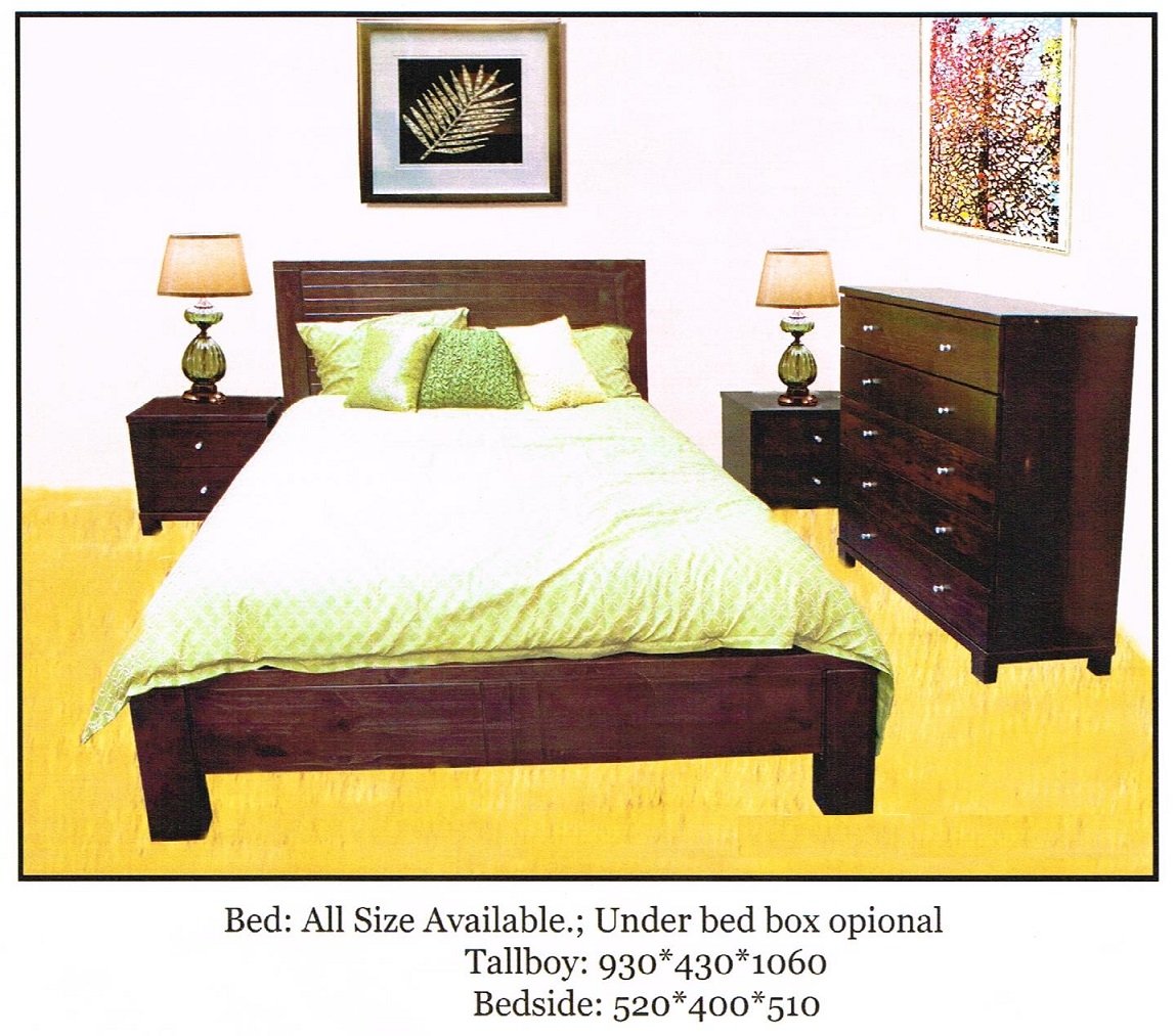 Tango 4 pcs Queen Bedroom Suite