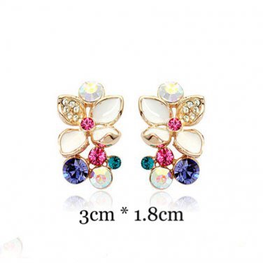 Swarovski Flower Earrings