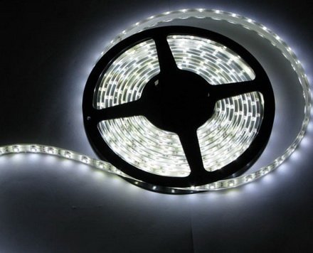 10XLED Strip SMD5050 60LEDs /M White Color Non Waterproof with high quality chips
