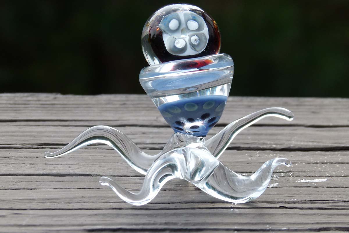 Tentacle Errl Dish with Marble Lid