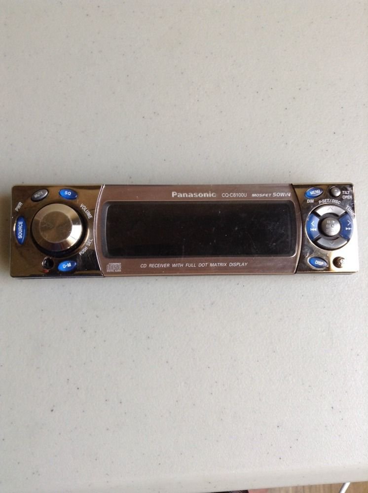 PANASONIC CQ-C8100U CD Replacement Faceplate