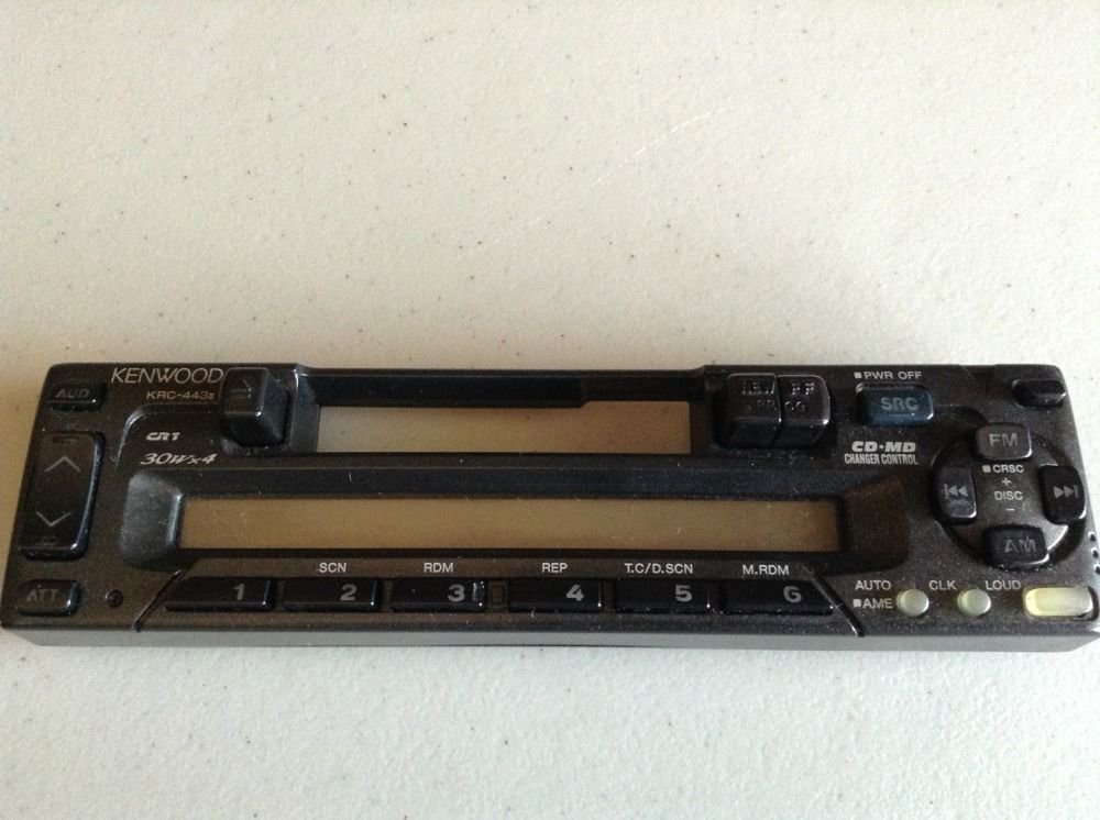 KENWOOD KRC-443II Krc-443 Faceplate Cassette face plate part Working Condition