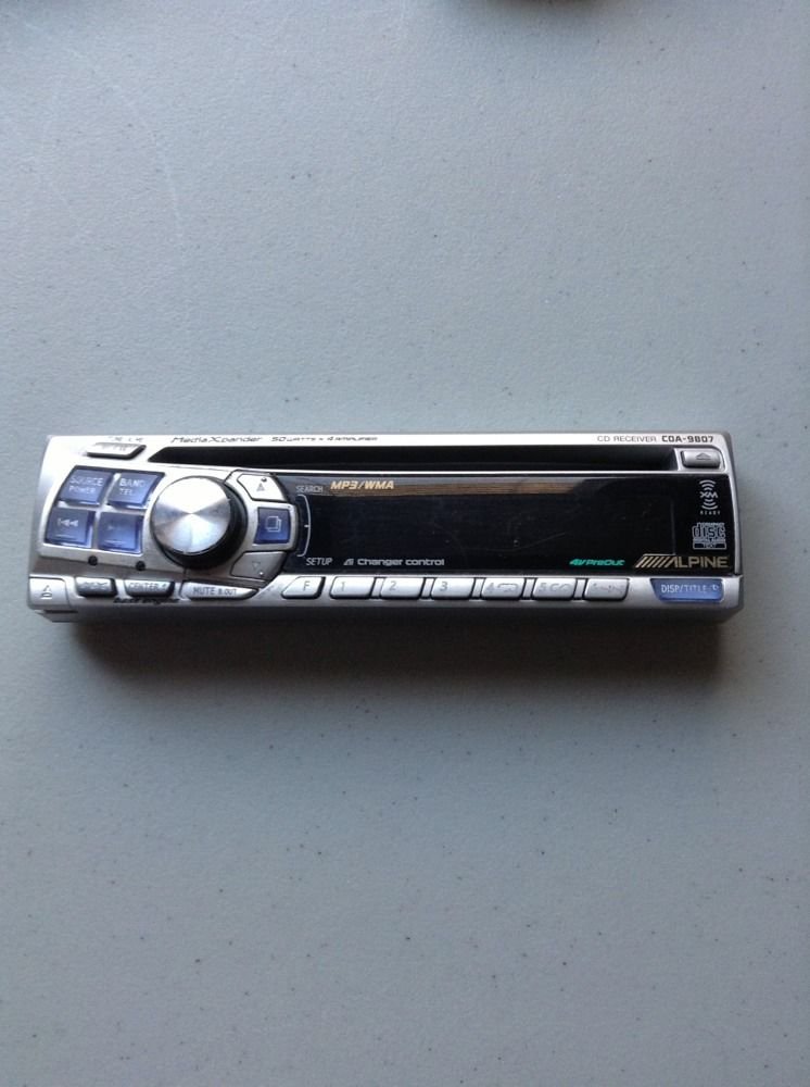 ALPINE CDA-9807 Replacement Faceplate Part