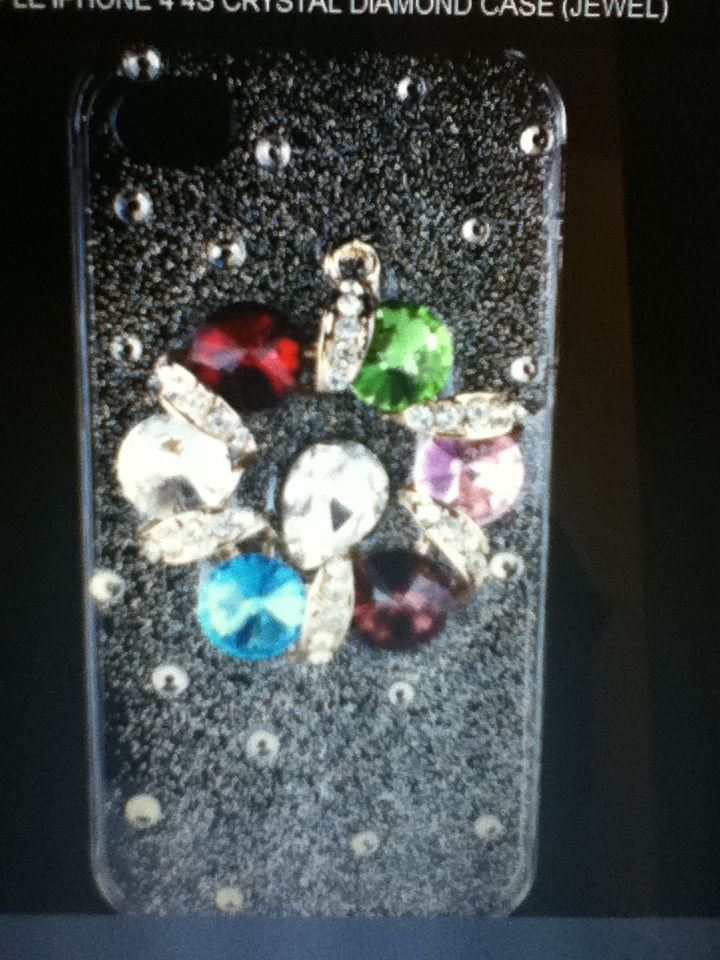Apple iPhone 4 4S Bling Cover Crystal Diamond Case(Jewel) Luxury Rhinestone New!