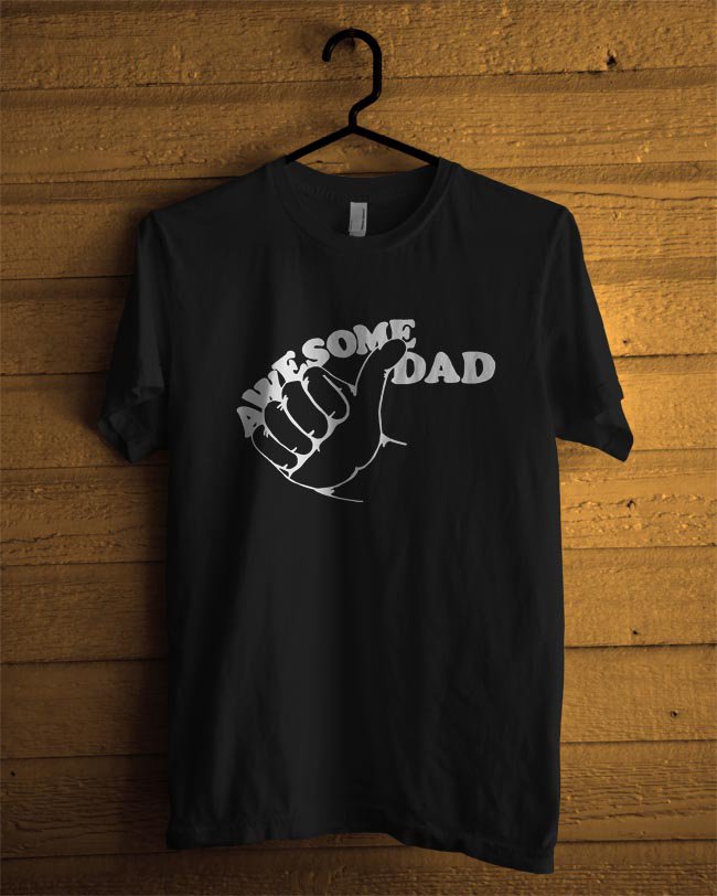 awesom dad MENS TSHIRT