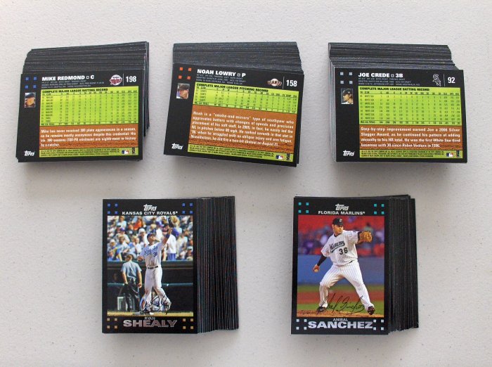 2007 Topps Series 1 Lot of 25 Complete Your Set !