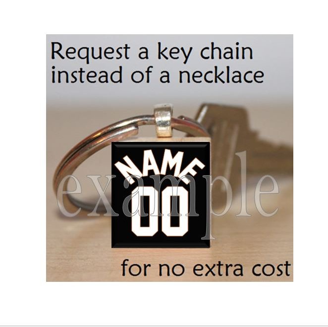 BASKETBALL JERSEY TEAM Scrabble Key-chain