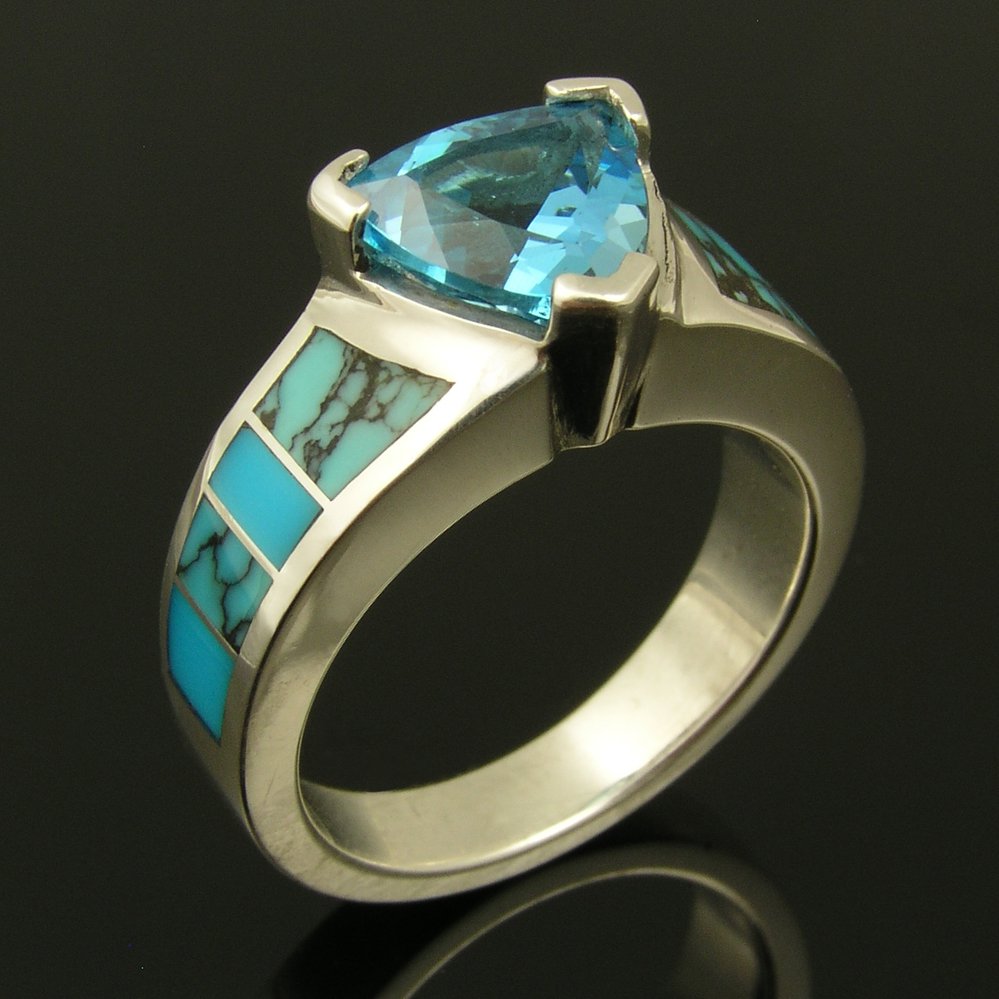 Turquoise Engagement Ring or Wedding Ring