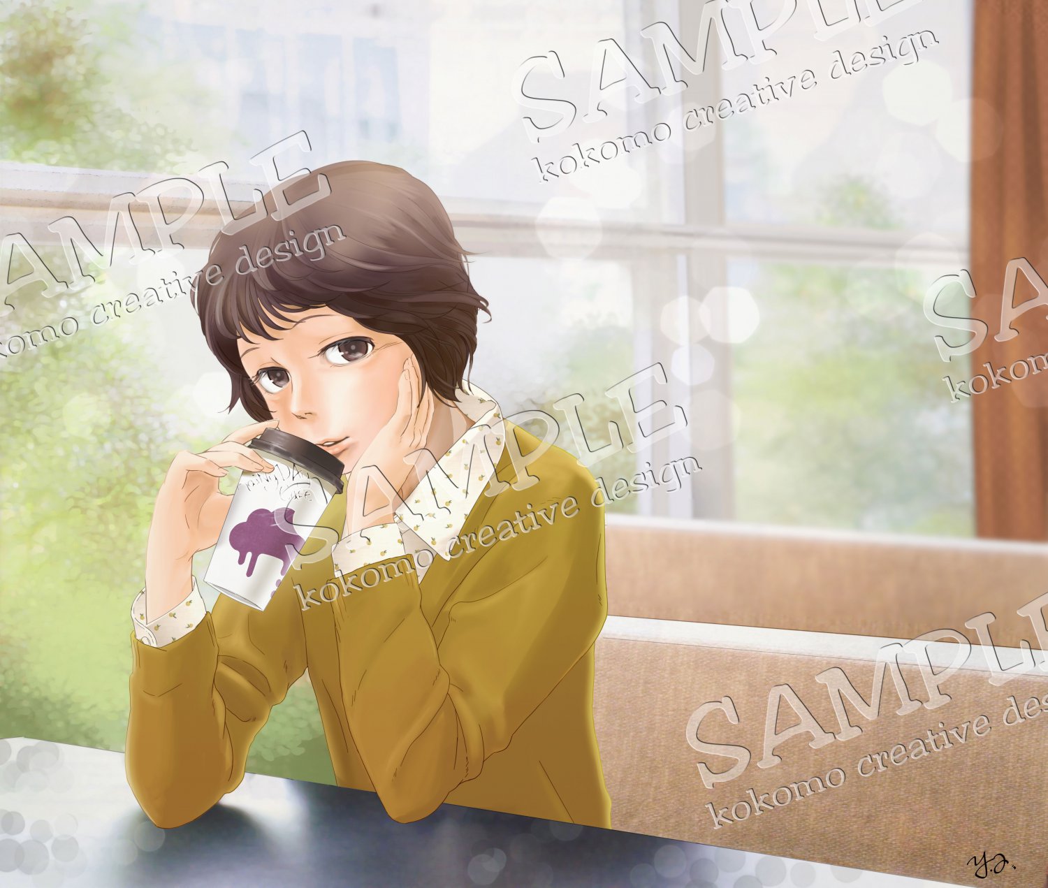 Print (shiori@moring cafe)
