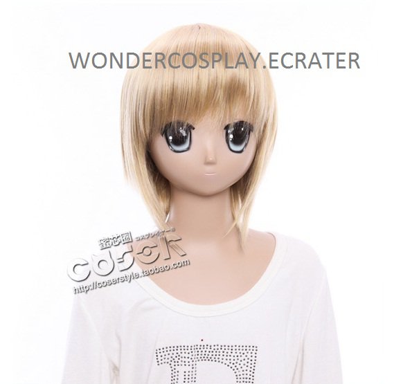 Axis Powers Hetalia APH Liechtenstein Blonde Cosplay Wig