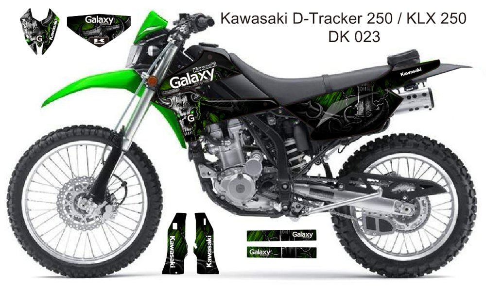 KAWASAKI D TRACKER 250 / KLX 250 GRAPHIC DECAL KIT CODE.DK 023