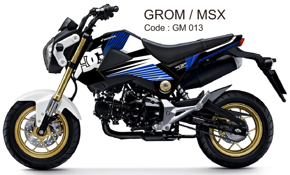 HONDA GROM 125 / MSX 125 GRAPHIC DECAL KIT CODE.GM 013