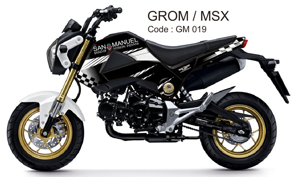 HONDA GROM 125 / MSX 125 GRAPHIC DECAL KIT CODE.GM 019