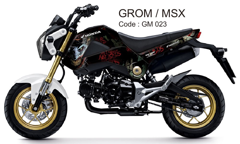 HONDA GROM 125 / MSX 125 GRAPHIC DECAL KIT CODE.GM 023