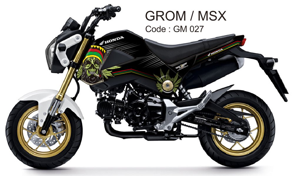 HONDA GROM 125 / MSX 125 GRAPHIC DECAL KIT CODE.GM 027