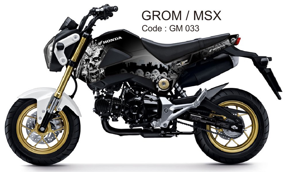 Honda Grom Msx Graphic Decal Kit Code Gm