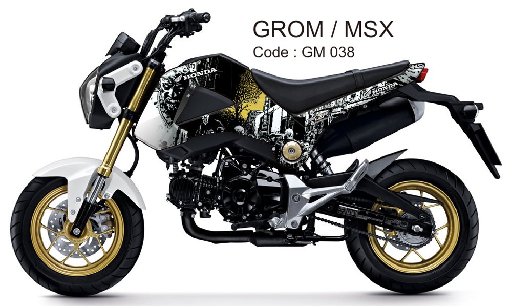 HONDA GROM 125 / MSX 125 GRAPHIC DECAL KIT CODE.GM 038