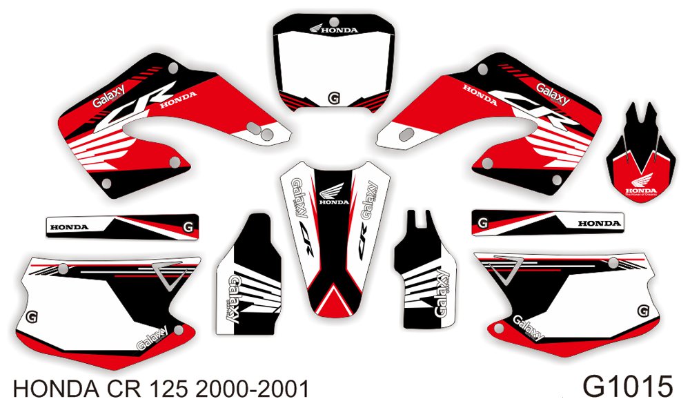 HONDA CR 125-250 2000-2001 GRAPHIC DECAL KIT CODE.G1015