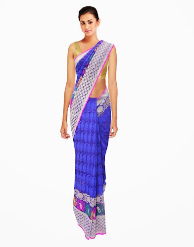 Charming Traditional Wedding Designer Handmade Saree