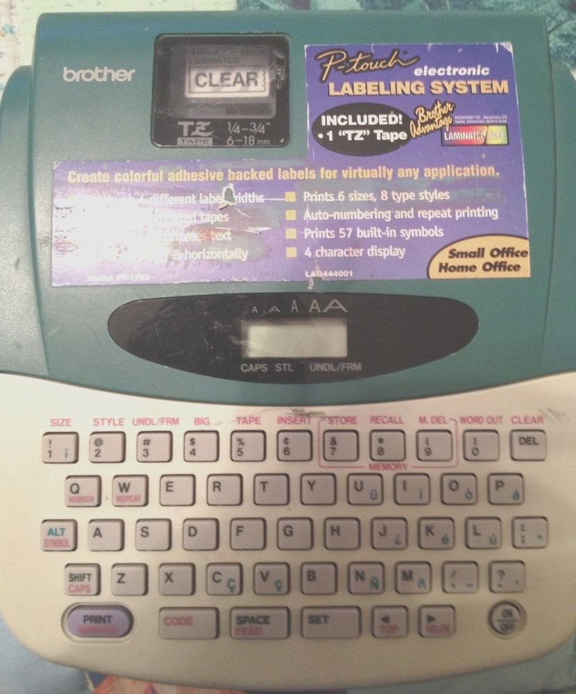 Brother PT-1700 ELECTRONIC LABELING SYSTEM