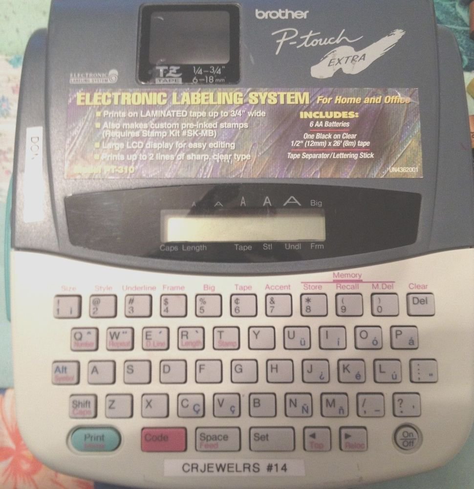 Brother PT-310 P-Touch Extra Thermal Label Printer Great Working Condition USED