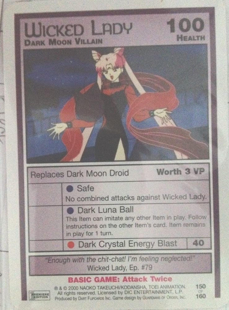 SAILOR MOON TRADING CARD # 150