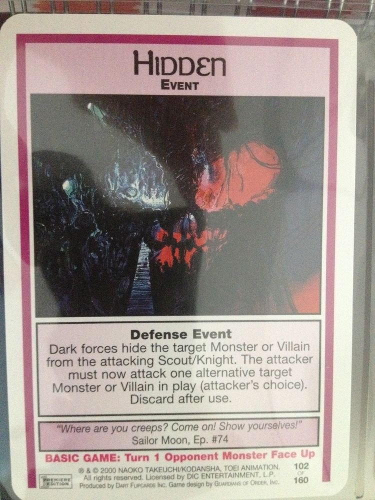 SAILOR MOON TRADING CARD # 102