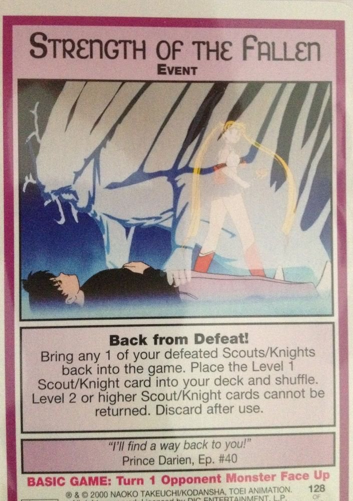 SAILOR MOON TRADING CARD # 128