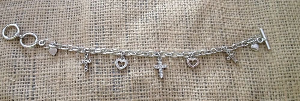 SILVER CHARM BRACELET