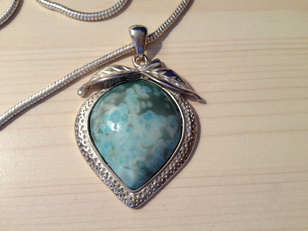"MAMA SUES " SILVER & TURQUOISE NECKLACE