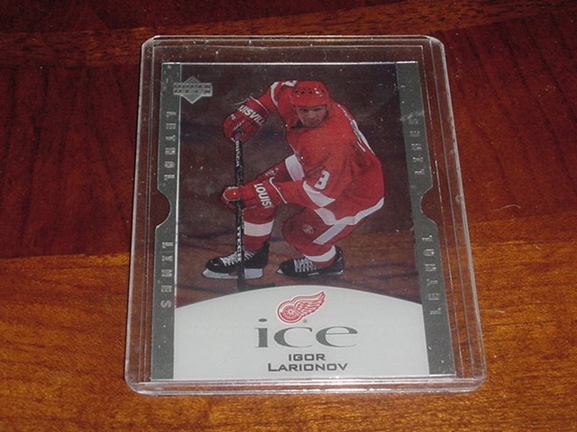 Igor Larionov Upper Deck Ice card