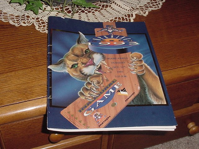 Florida Panthers Inagural program!