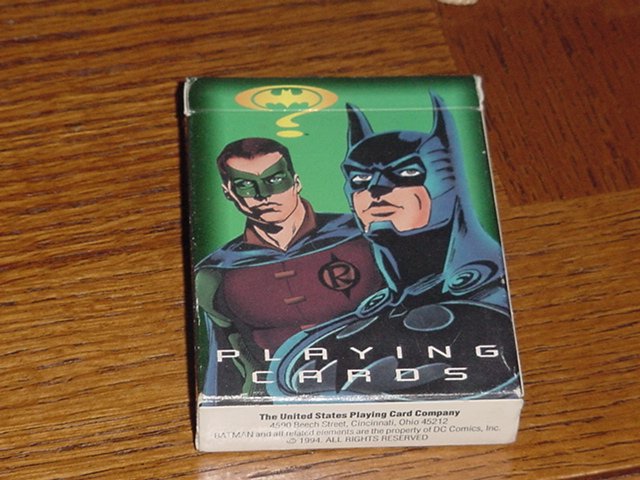 Batman & Robin playing cards