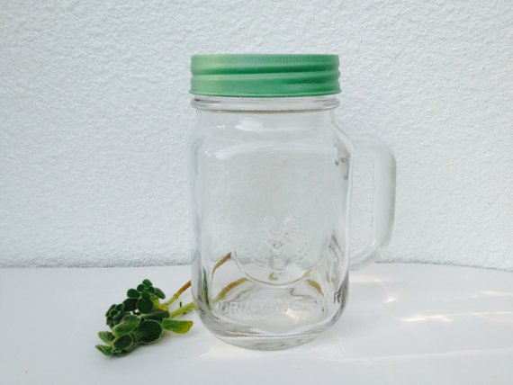 Free Shipping!! Painted Mason Jars tumbler- Birthday gift, handmade