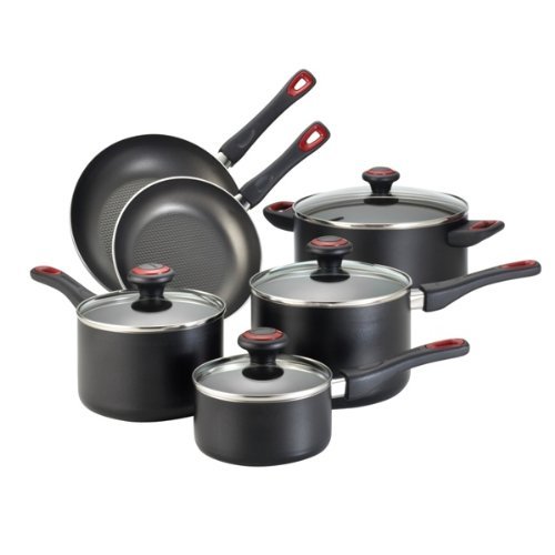 Farberware High Performance Aluminum Nonstick 10-Piece Cookware Set,