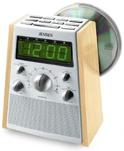 JENSEN Jensen AM/FM Stereo Dual Alarm CD Clock Radio