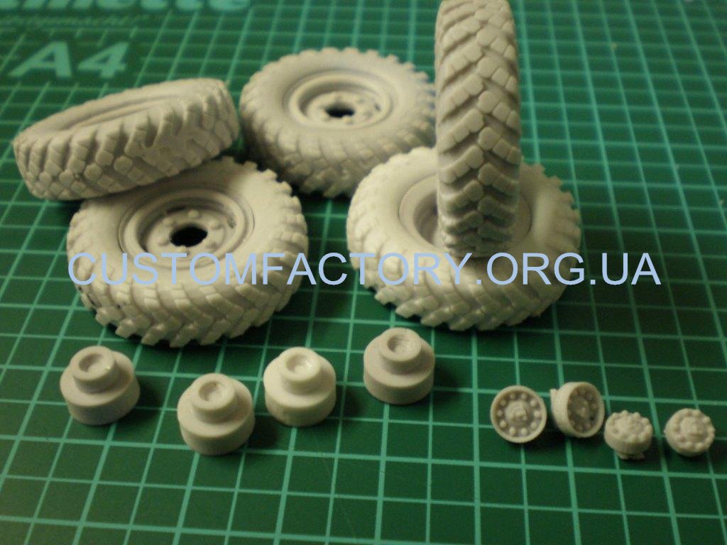 1/35 Customfactory Wheels for GAZ-66