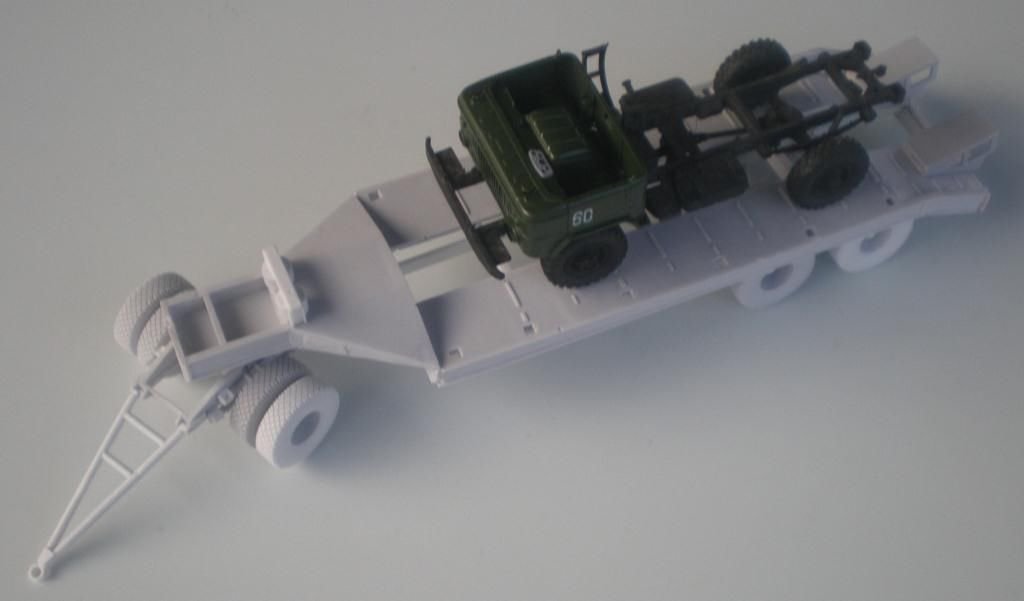 1/35 Customfactory Heavy trailer MAZ-5203 with dolly