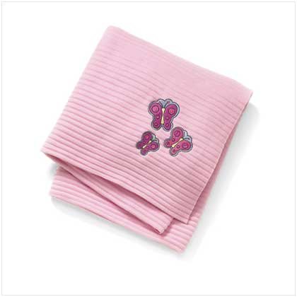 Butterfly Accordian Fleece Throw - 37015
