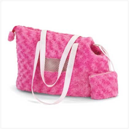 Pink Plush Pet Carrier - 37531 - Free Shipping