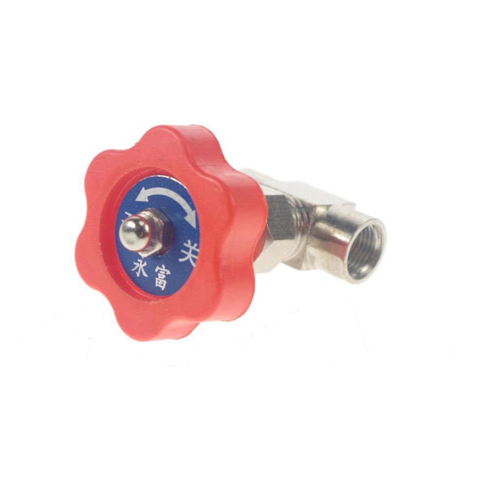 1/8" BSPP Nickel-Plated Brass Threaded Needle Valve