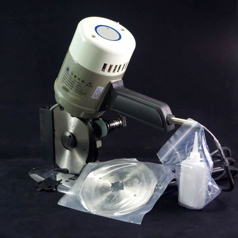 220V 125mm Cloth Cutter Fabric Cutting Machine Shear 3 Blades One Year Warranty