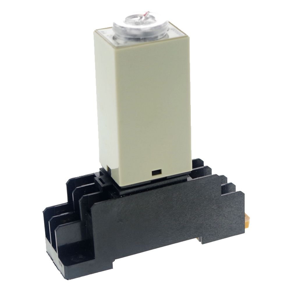 H3Y-2 Power On Time Delay Relay Solid-State Timer 2.0-60S DPDT 8Pins&Socket 220V