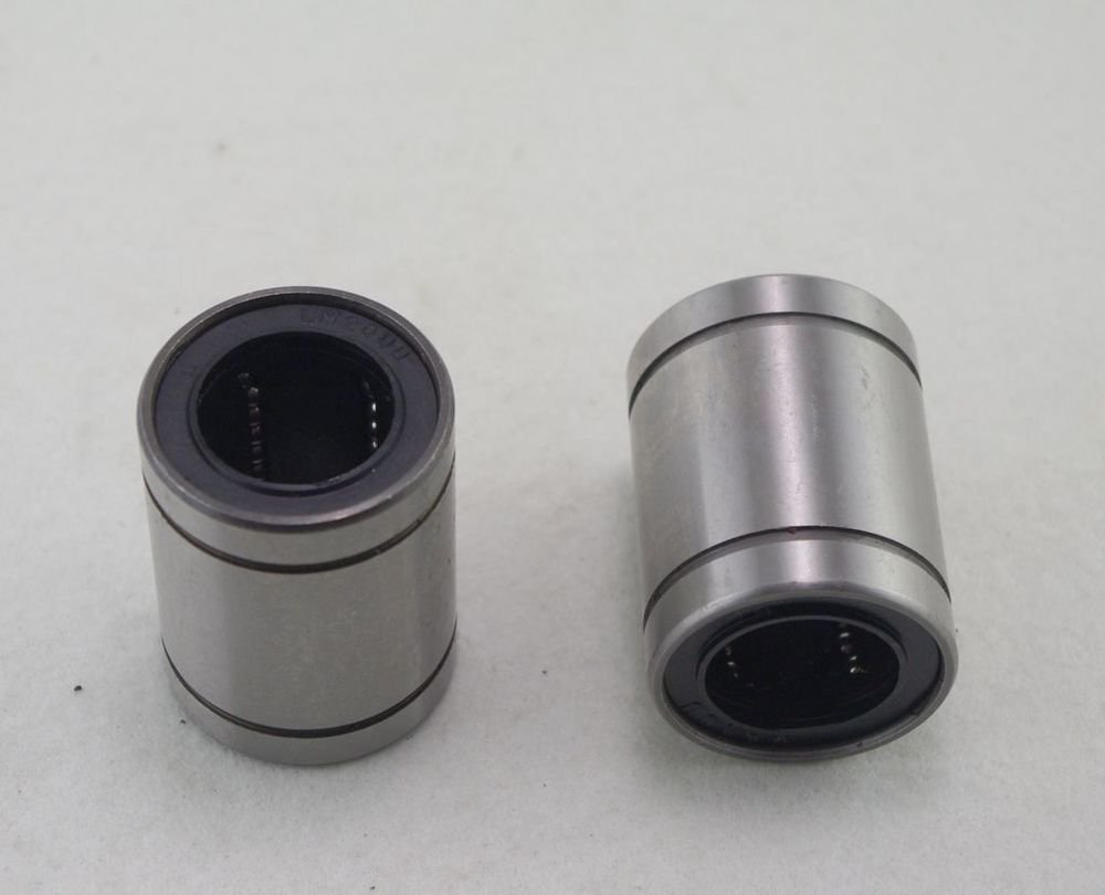 (2)LM5UU 5*10*15mm Standard Type CNC Linear Roller Motion Bushing Ball Bearing