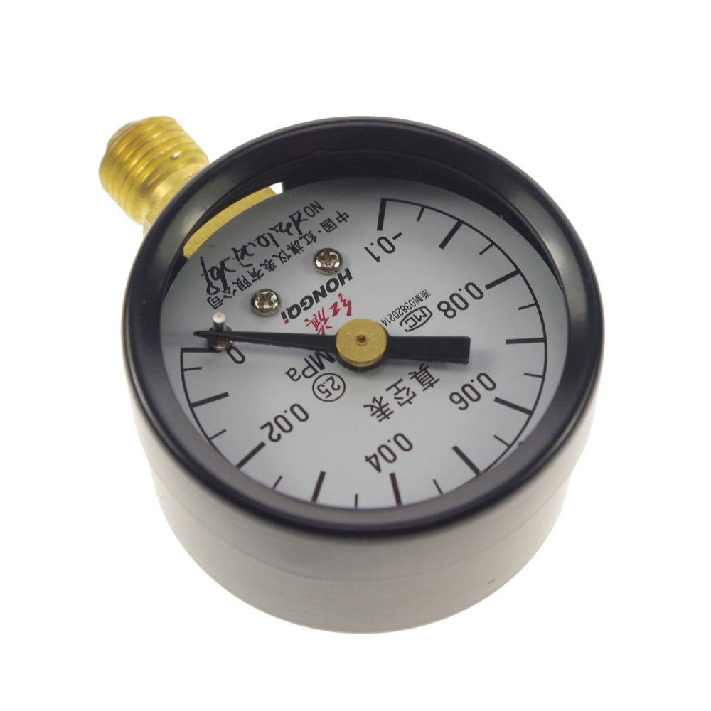 Vacuum Gauge Air Pressure Gauge Universal Gauge M10*1 40mm Dia -0.1-0Mpa
