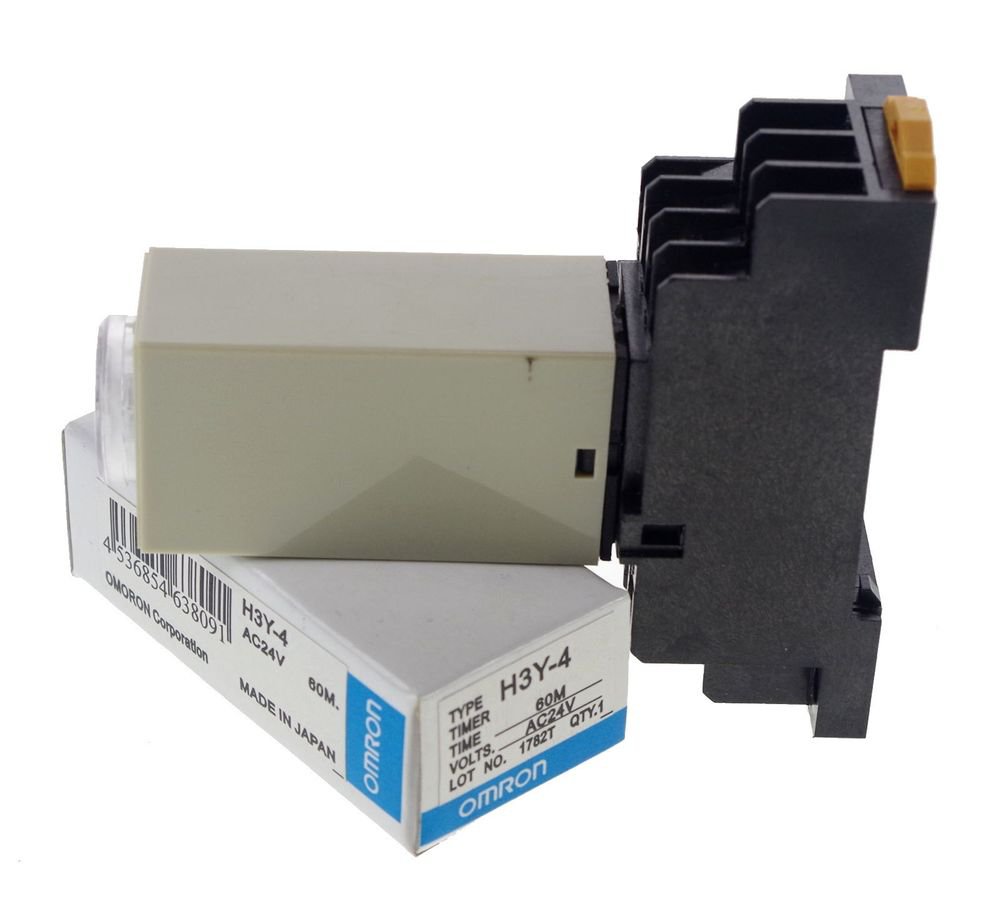 2~60Min 3A 24VAC H3Y-4 Power On 3A Time Delay Relay Solid-State 4PDT and Socket